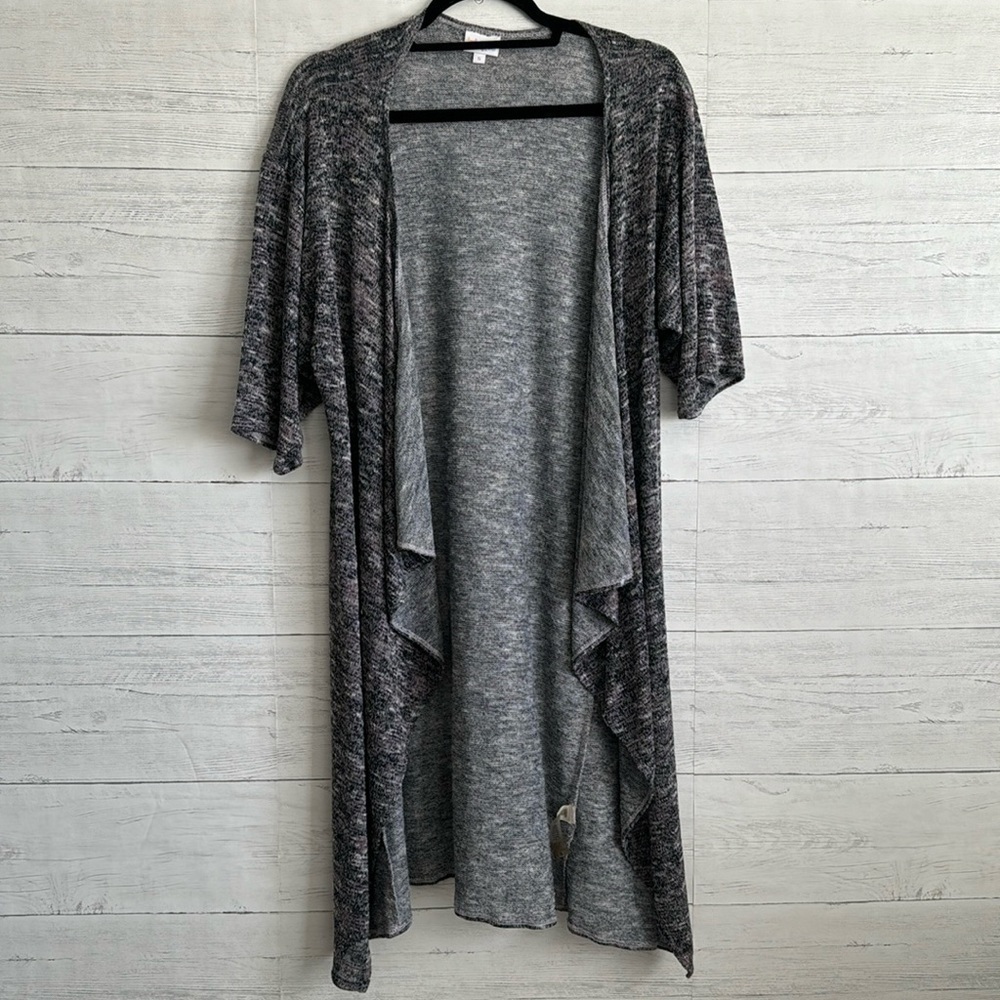 LulaRoe Half Sleeve Long Cardigan | SIZE S